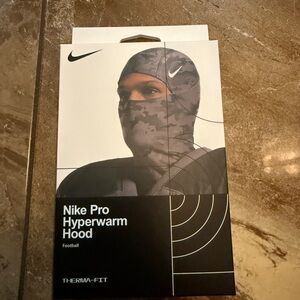 Nike Pro Hyperwarm Hood Ski Mask grey camo
